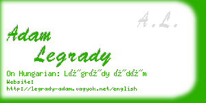 adam legrady business card